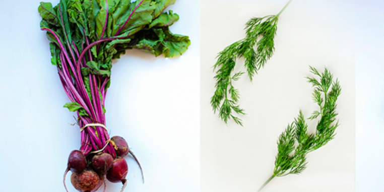 BETTERAVES DÉLICIEUSES AVEC AIL ET ANETH